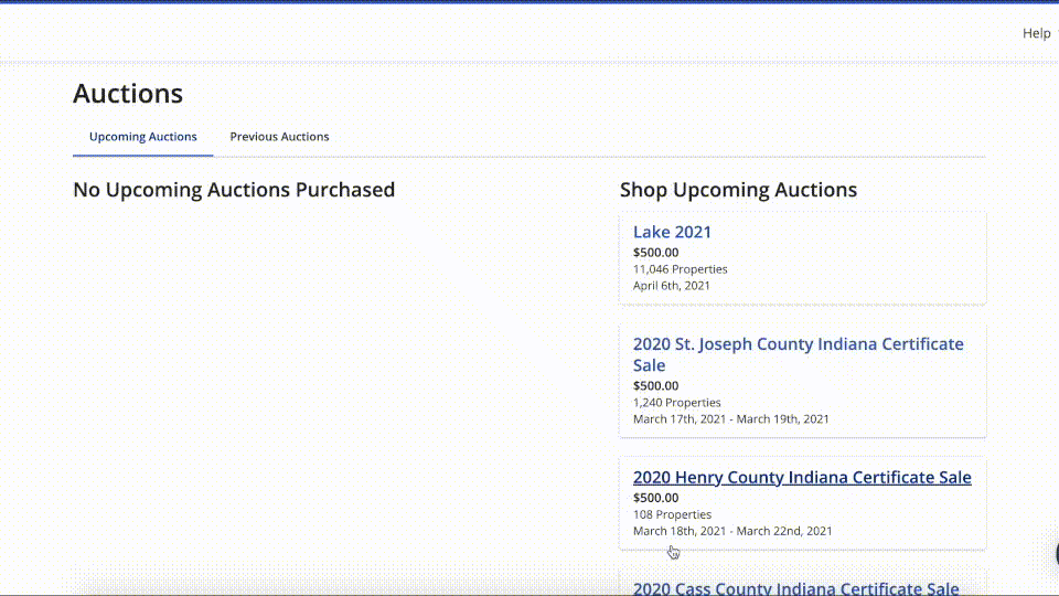 How to Purchase an Auction